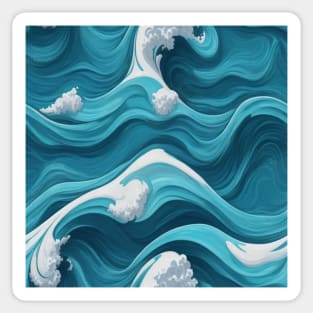 Wave Pattern Sticker